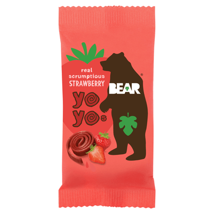 BEAR Yoyos Strawberry 20g - UK Food & Drink - 5060139430241