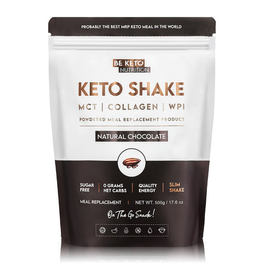 BeKeto Keto Shake - Natural Chocolate - UK Food & Drink - 5060834810829