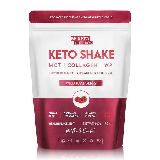 BeKeto Keto Shake - Wild Raspberry - UK Food & Drink - 5060834810805