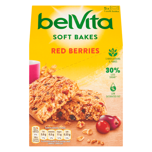 Belvita Berries Biscuits 250 Gr - UK Food & Drink - 7622201766344