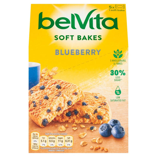 Belvita Breakfast Blue Berry Biscuit 250 Gr - UK Food & Drink - 7622201766375