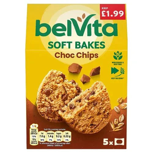 Belvita Breakfast Chocolate Chip Biscuits 250g - UK Food & Drink - 7622202218422