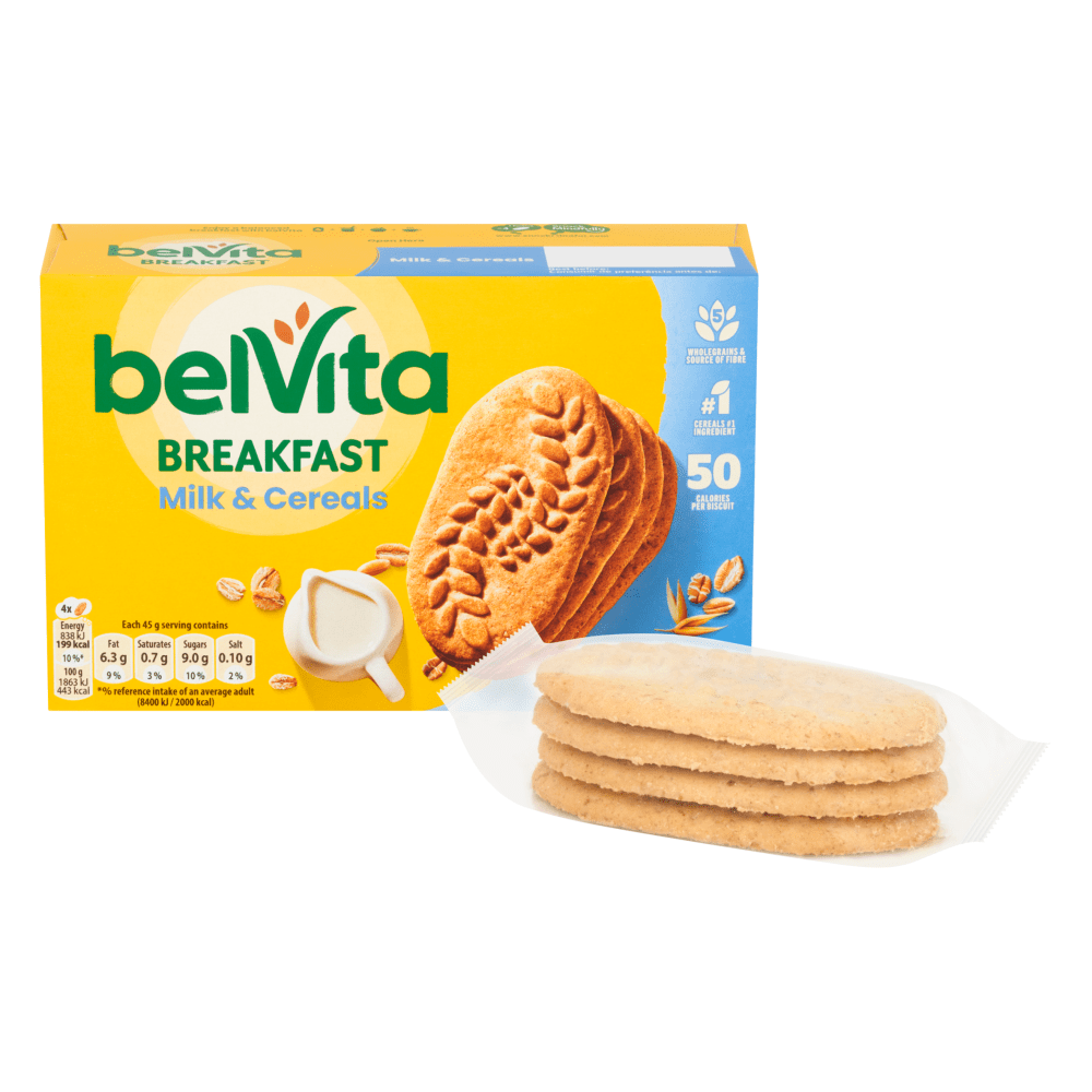 Belvita Cereals And Milk Biscuits - breakfast 225 Gr - UK Food & Drink - 7622202018701