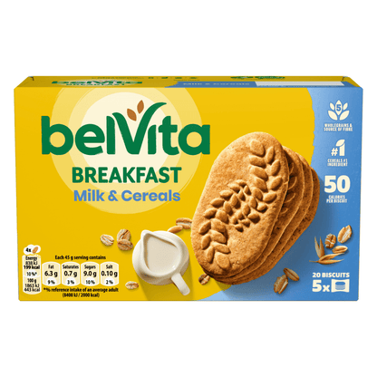 Belvita Cereals And Milk Biscuits - breakfast 225 Gr - UK Food & Drink - 7622202018701