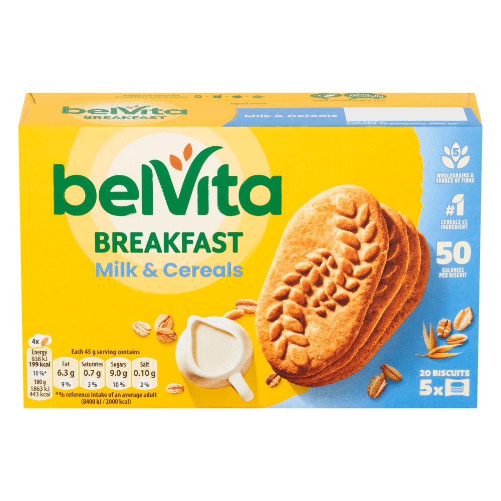 Belvita Cereals And Milk Biscuits - breakfast 225 Gr - UK Food & Drink - 7622202018701