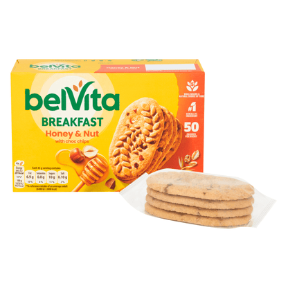 Belvita Honey Nut Biscuits - breakfast 225 Gr - UK Food & Drink - 7622202019265