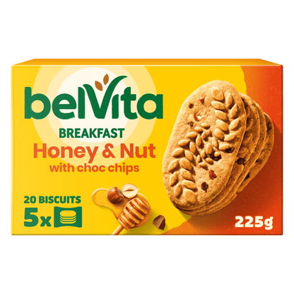 Belvita Honey Nut Biscuits - breakfast 225 Gr - UK Food & Drink - 7622202019265