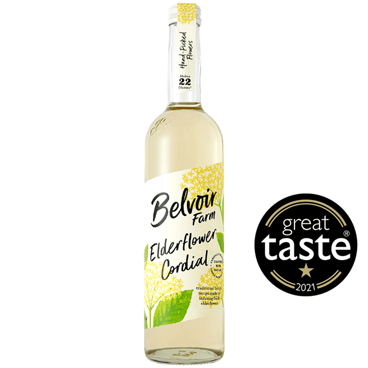 Belvoir Farm Elderflower Cordial 500ml - UK Food & Drink - 5022019010202