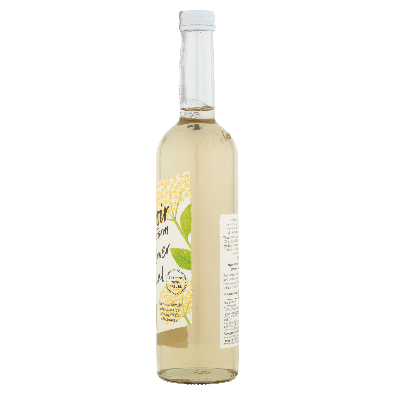 Belvoir Farm Elderflower Cordial 500ml - UK Food & Drink - 5022019010202