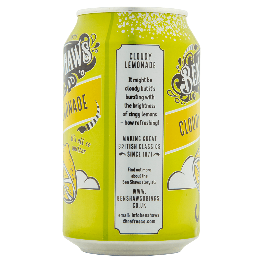 Ben Shaws Cloudy Lemonade 330ml - UK Food & Drink - 5029578000736
