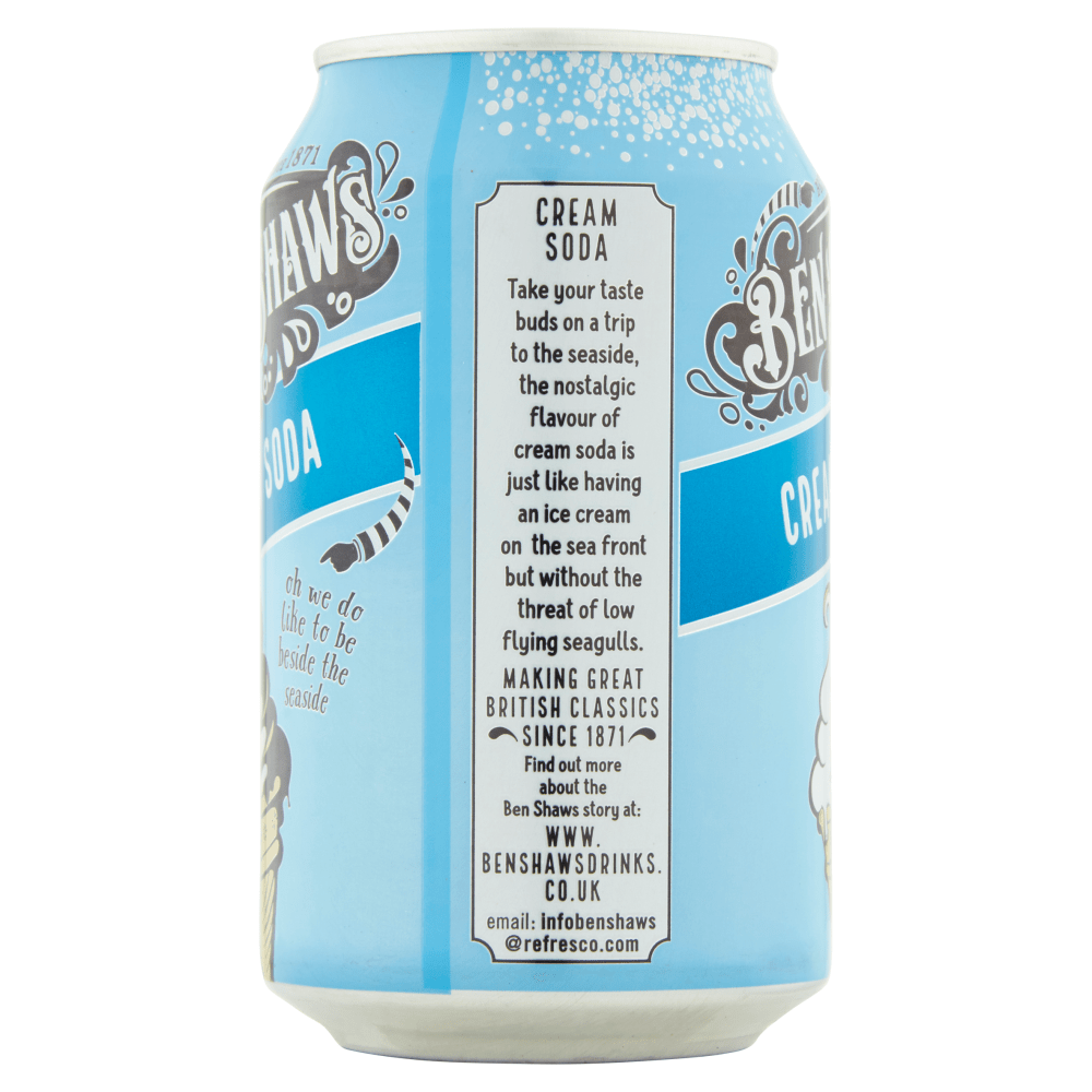 Ben Shaws Cream Soda 330ml - UK Food & Drink - 5029578000729