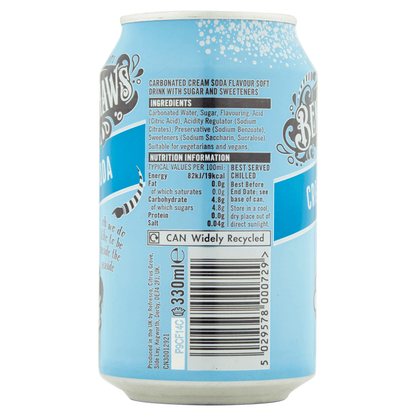 Ben Shaws Cream Soda 330ml - UK Food & Drink - 5029578000729
