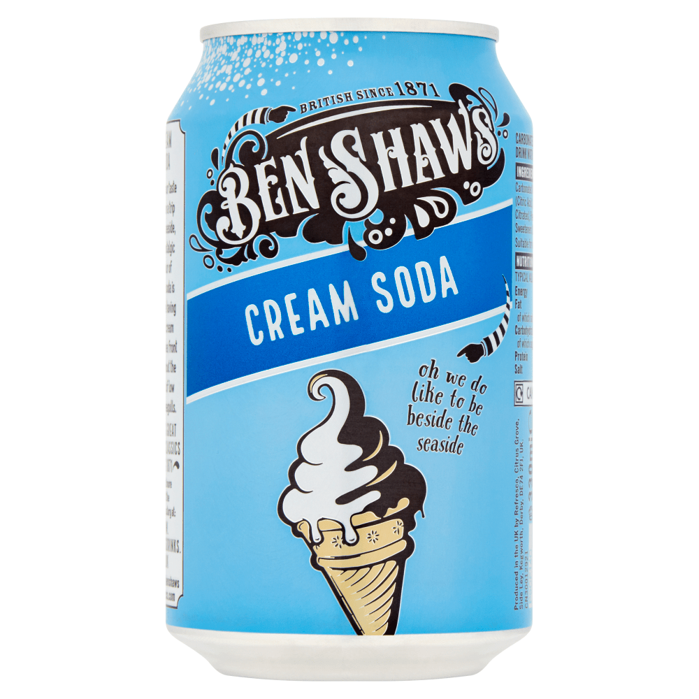 Ben Shaws Cream Soda 330ml - UK Food & Drink - 5029578000729