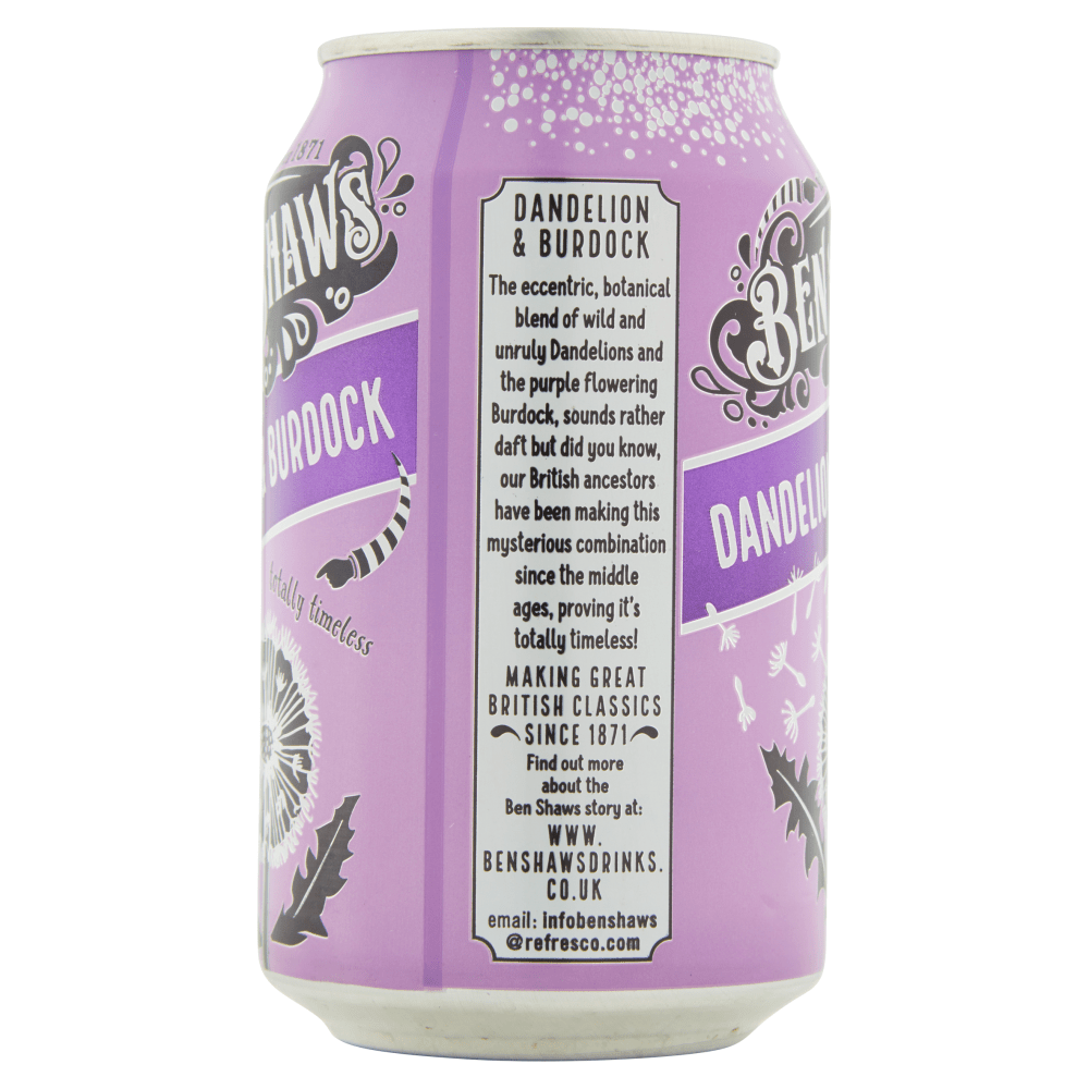 Ben Shaws Dandelion & Burdock 330ml - UK Food & Drink - 5029578000019
