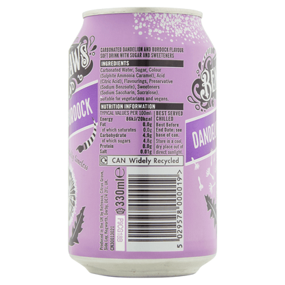 Ben Shaws Dandelion & Burdock 330ml - UK Food & Drink - 5029578000019