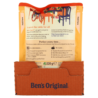 Ben's Original Golden Vegetable Microwave Rice 220g - UK Food & Drink - 5010034013995