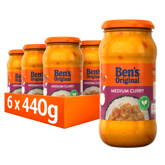 Ben's Original Medium Curry Sauce 440g - UK Food & Drink - 4002359014741