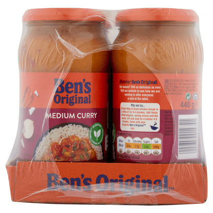 Ben's Original Medium Curry Sauce 440g - UK Food & Drink - 4002359014741