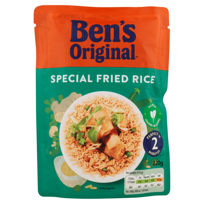 Ben's Original Special Fried Microwave Rice 220g - UK Food & Drink - 5010034014114