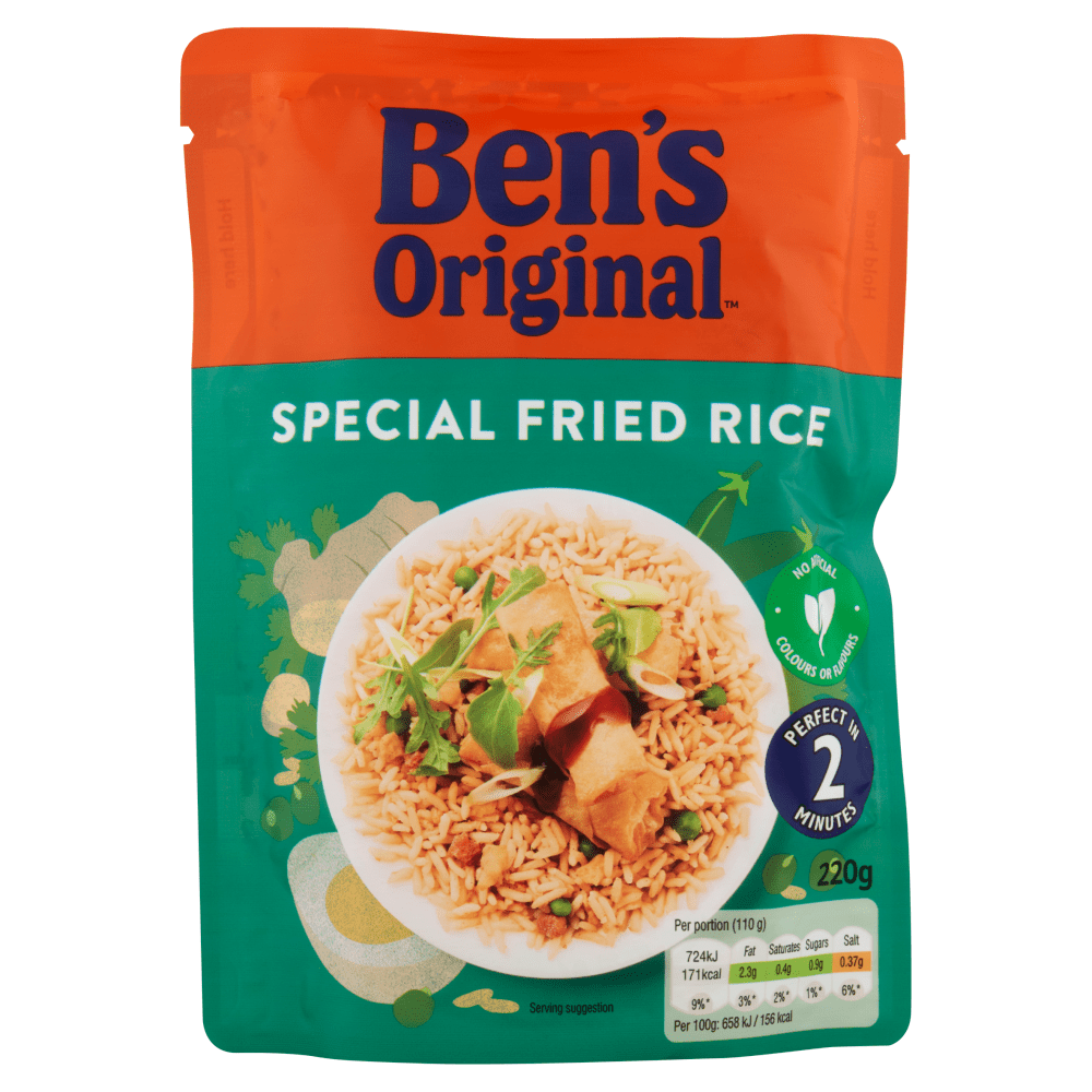 Ben's Original Special Fried Microwave Rice 220g - UK Food & Drink - 5010034014114