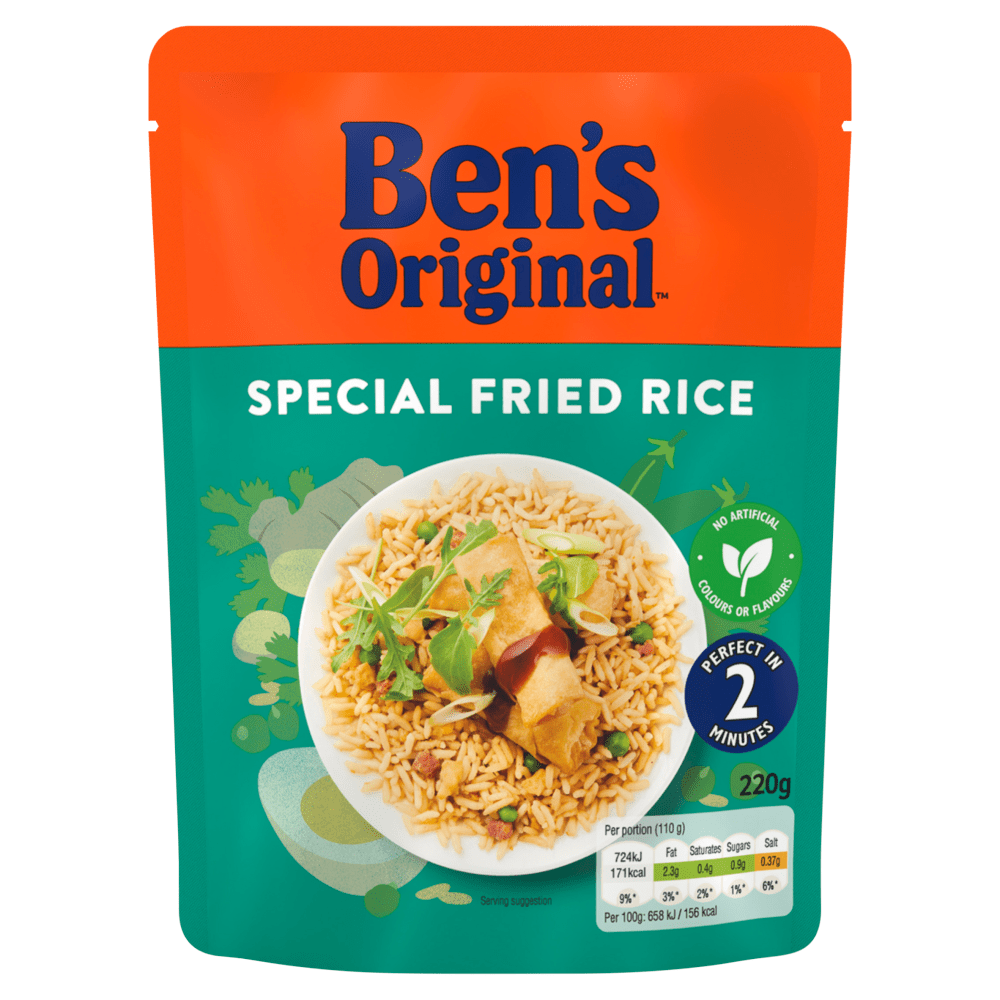 Ben's Original Special Fried Microwave Rice 220g - UK Food & Drink - 5010034014114