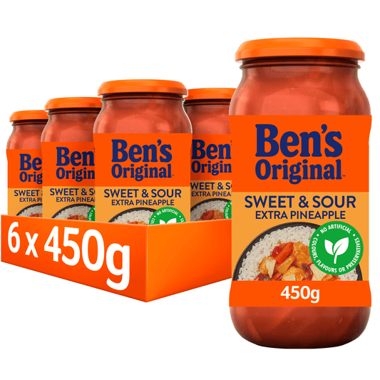 Ben's Original Sweet & Sour Extra Pineapple Sauce 450g - UK Food & Drink - 4002359014802