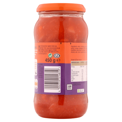 Ben's Original Sweet & Sour Sauce 450g - UK Food & Drink - 4002359014819