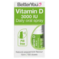BetterYou D3000 Vitamin D Daily Oral Spray Natural Peppermint Flavour 15ml - UK Food & Drink - 96032879