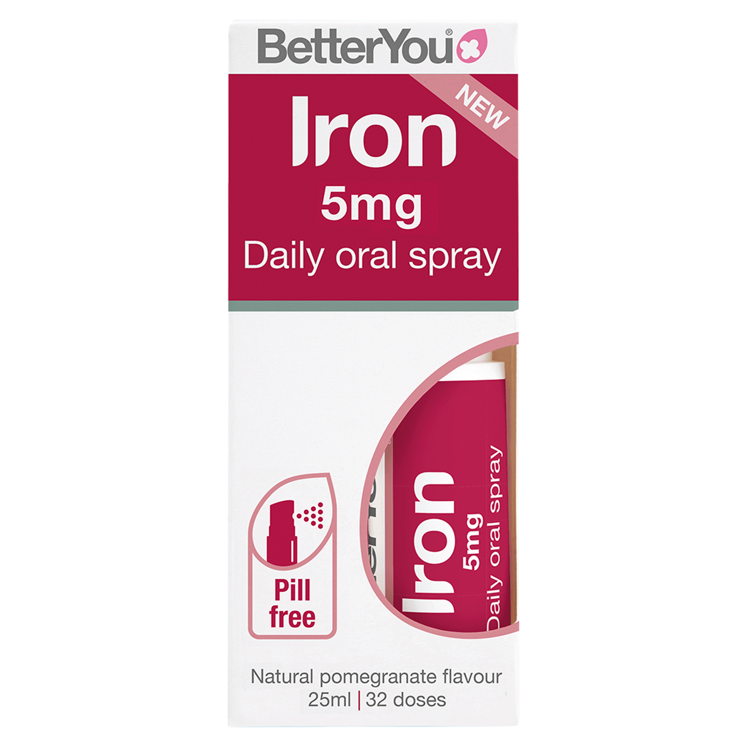 BetterYou Iron Daily Oral Spray 25ml - UK Food & Drink - 96180402