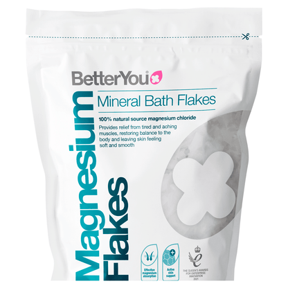BetterYou Magnesium Mineral Bath Flakes 1kg - UK Food & Drink - 5060148520339