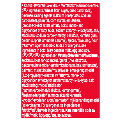 Betty Crocker Country Carrot Cake Mix 425g - UK Food & Drink - 5010084903574