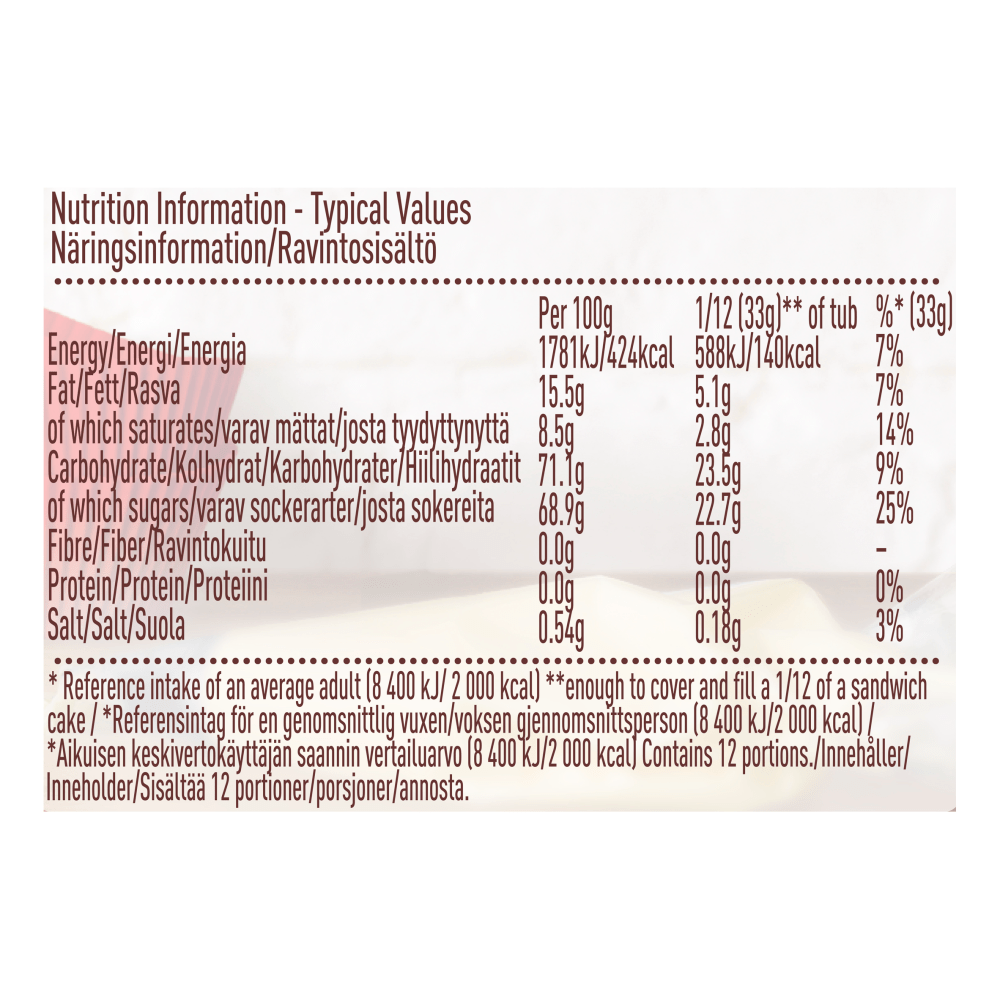 Betty Crocker Rich Cream Cheese Style Icing 400g - UK Food & Drink - 5010084902706