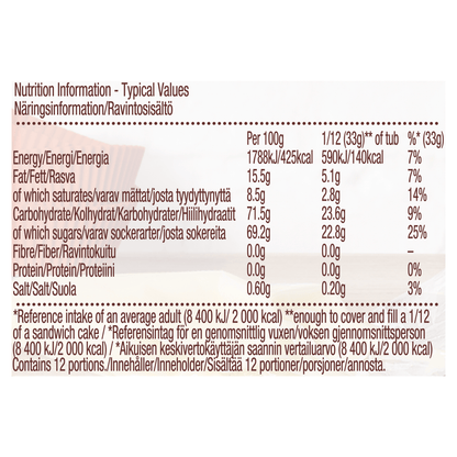 Betty Crocker Vanilla Buttercream Flavour Icing 400g - UK Food & Drink - 5010084902669