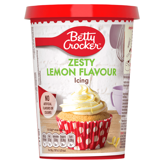 Betty Crocker Zesty Lemon Flavor Icing 400g - UK Food & Drink - 5010084903475
