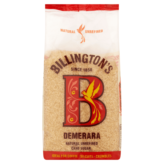 Billington's Demerara Natural Unrefined Cane Sugar 500g - UK Food & Drink - 5010651001115
