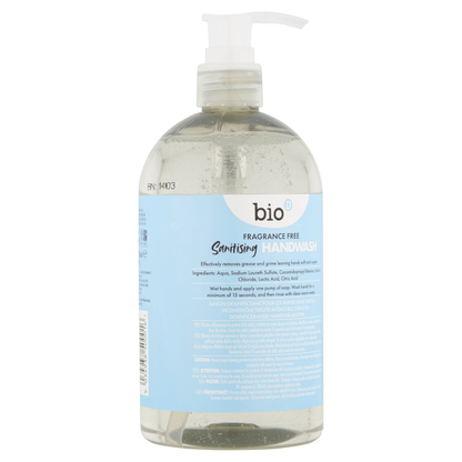 Bio D Cleansing Handwash Fragrance Free 500ml - UK Food & Drink - 5034938500016