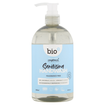 Bio D Cleansing Handwash Fragrance Free 500ml - UK Food & Drink - 5034938500016