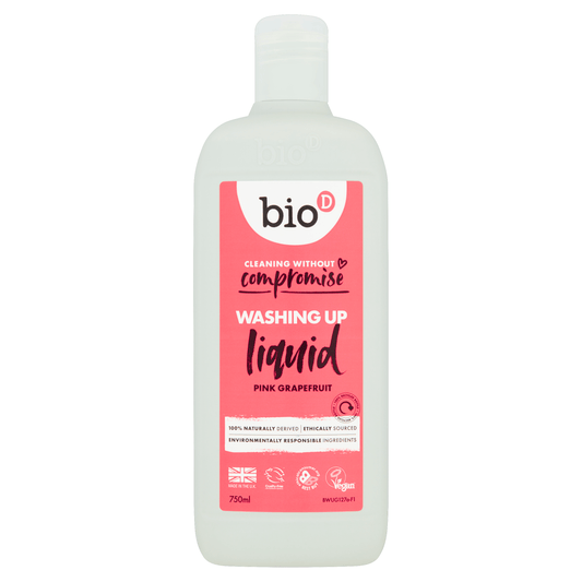 Bio D Pink Grapefruit Washing Up Liquid 750ml - UK Food & Drink - 5034938200091