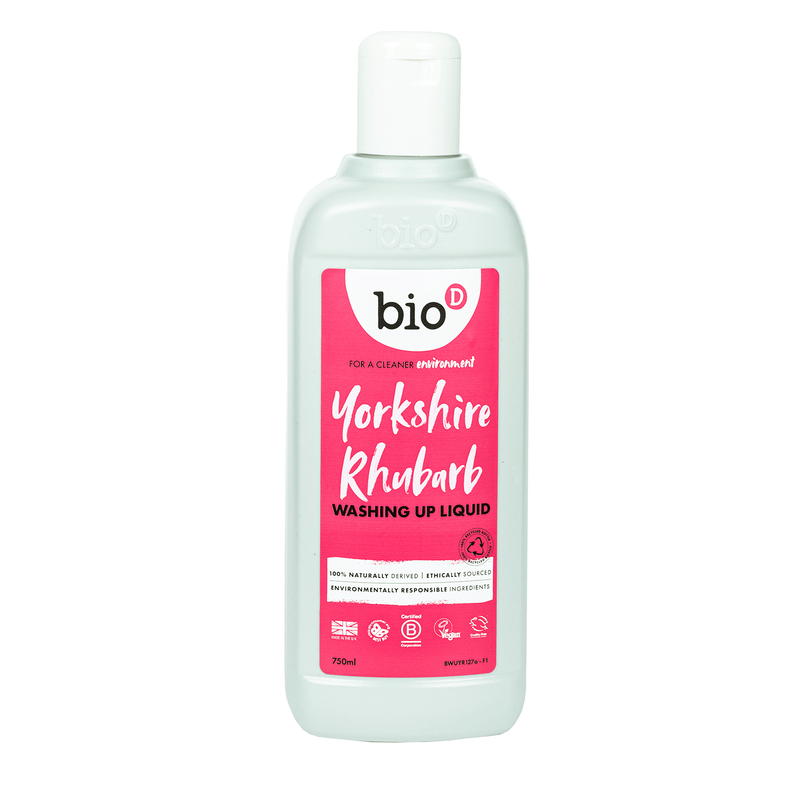 Bio - D Rhubarb Washing Up Liquid - UK Food & Drink - 5034938100605