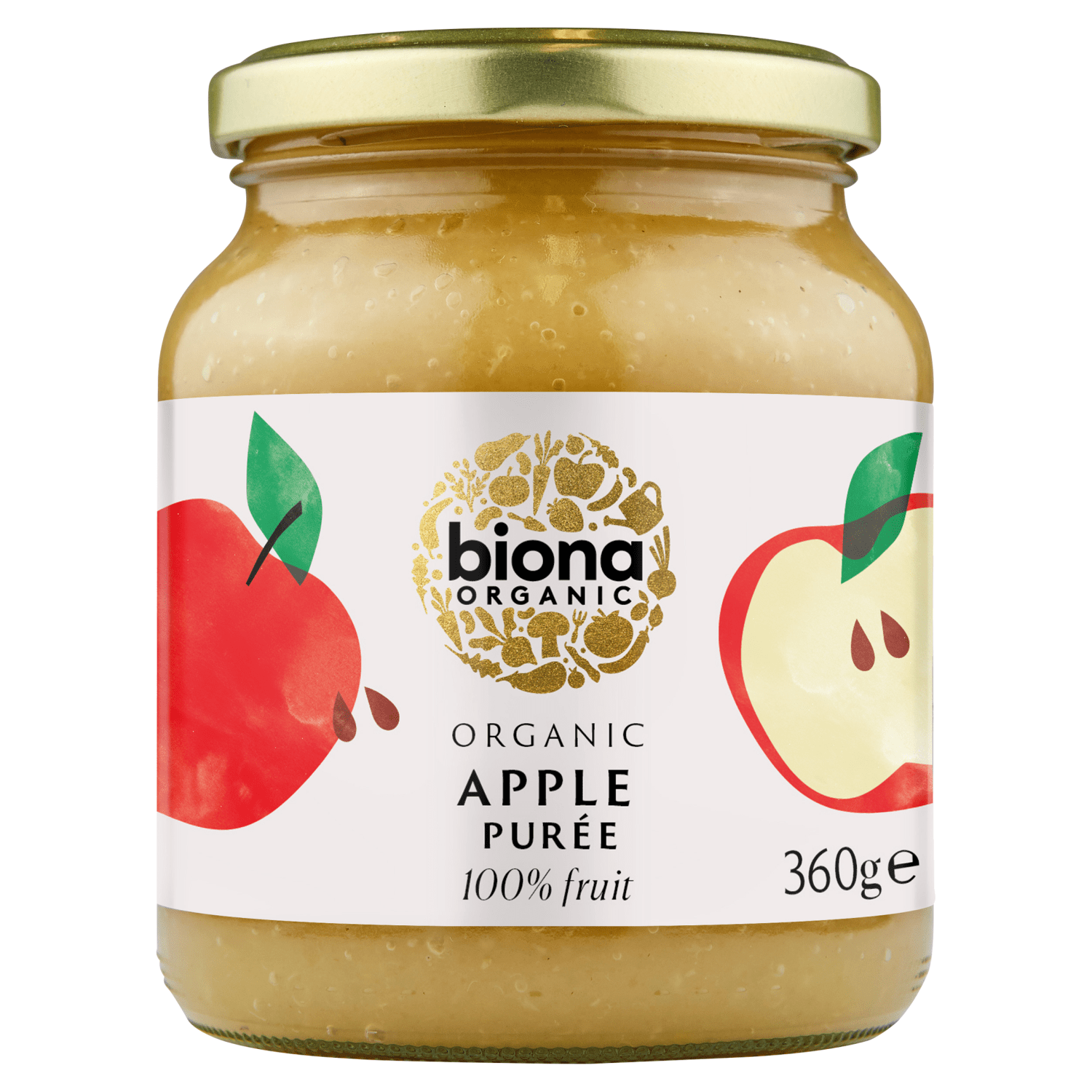 Biona Organic Apple Puree 360g - UK Food & Drink - 5032722313316