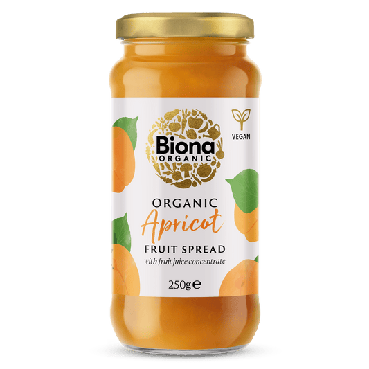 Biona Organic Apricot Fruit Spread 250g - UK Food & Drink - 5032722316003