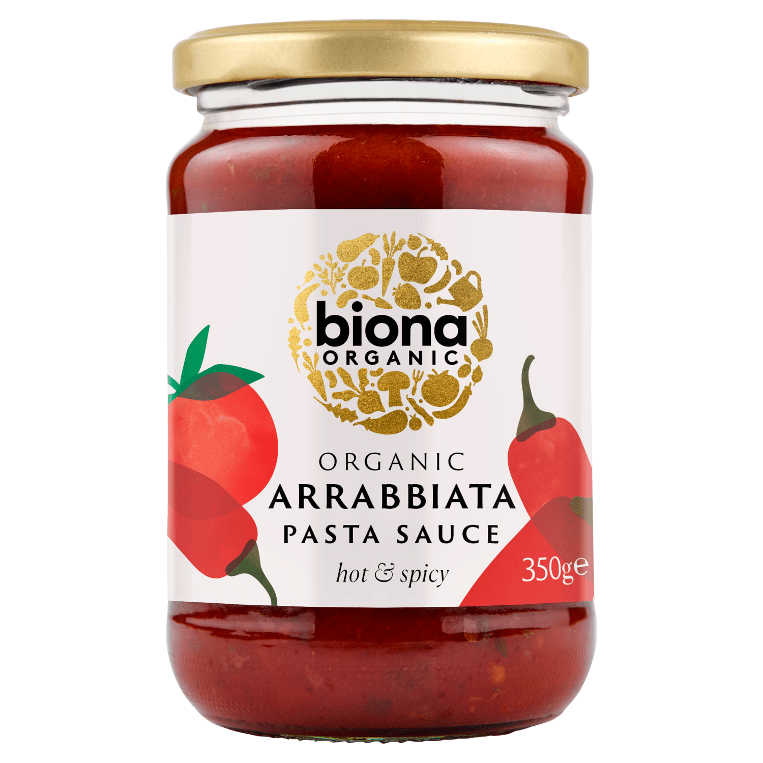 Biona Organic Arrabbiata Pasta Sauce 350g - UK Food & Drink - 5032722308367