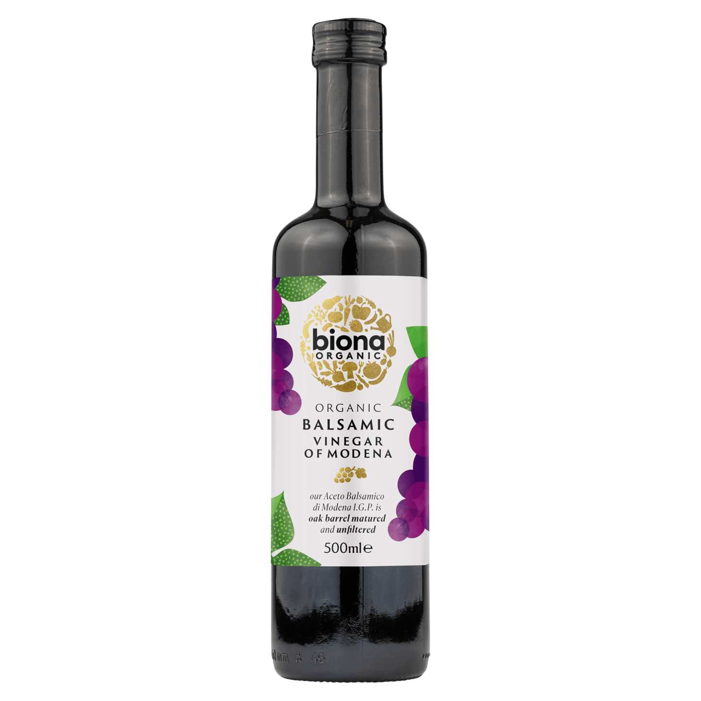 Biona Organic Balsamic Vinegar of Modena 500ml - UK Food & Drink - 5032722302280