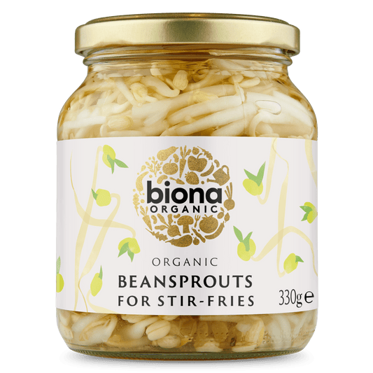 Biona Organic Beansprouts for Stir - Fries 330g - UK Food & Drink - 5032722315914