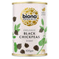 Biona Organic Black Chickpeas in Water 400g - UK Food & Drink - 5032722316157