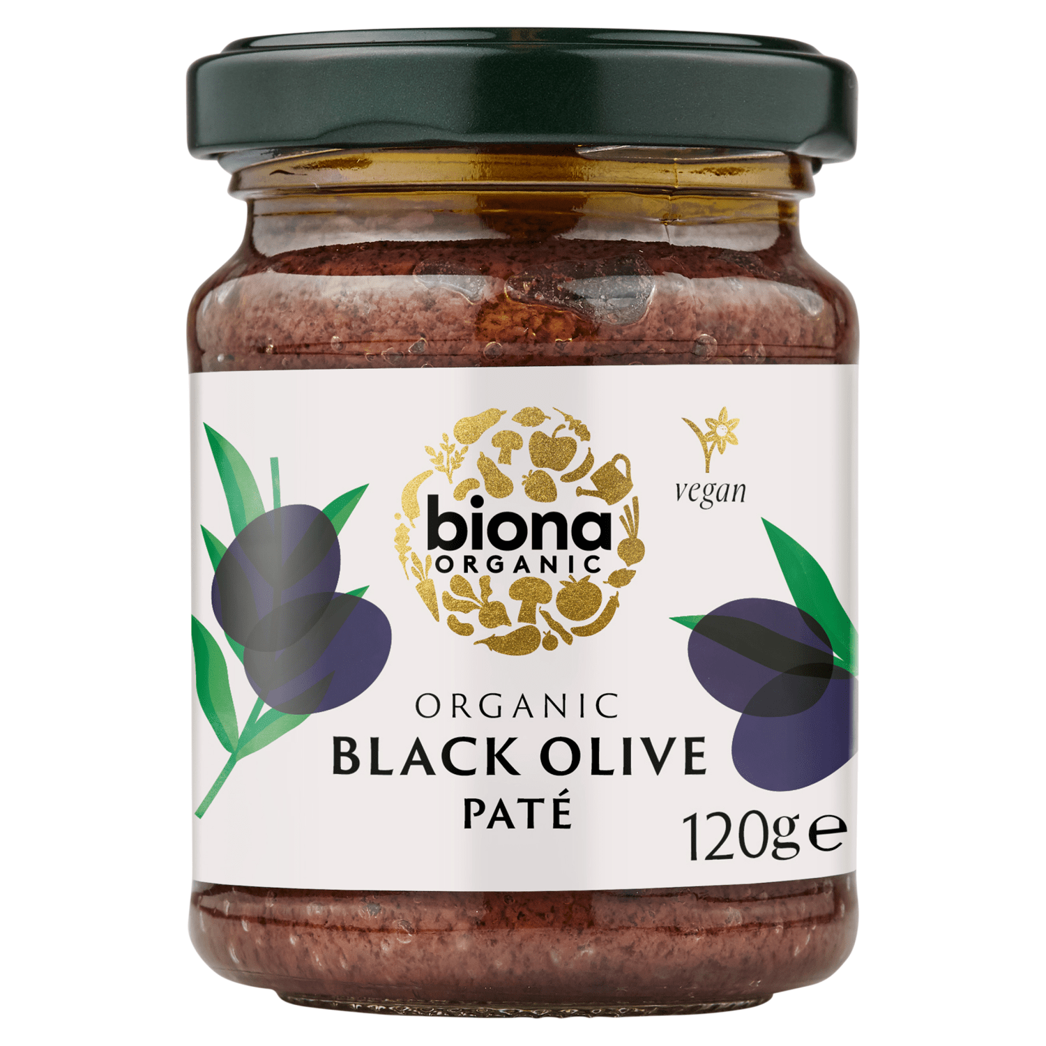 Biona Organic Black Olive Pate 120g - UK Food & Drink - 5032722302082
