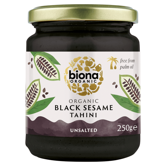 Biona Organic Black Sesame Tahini 250g - UK Food & Drink - 5032722319400