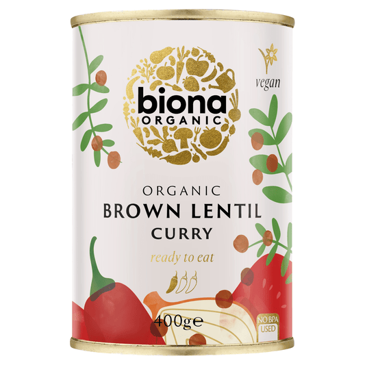 Biona Organic Brown Lentil Curry 400g - UK Food & Drink - 5032722316027