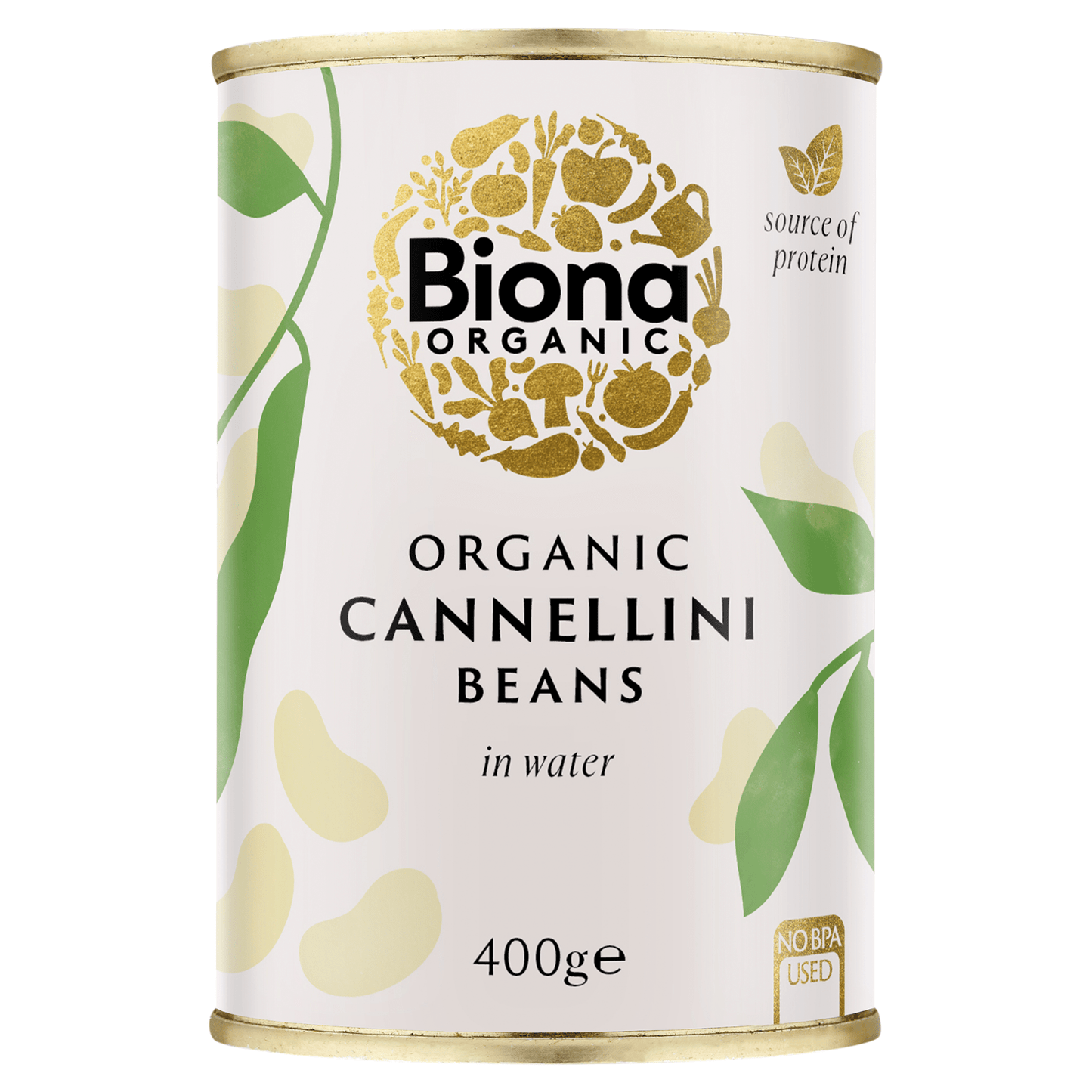 Biona Organic Cannellini Beans in Water 240g - UK Food & Drink - 5032722309906