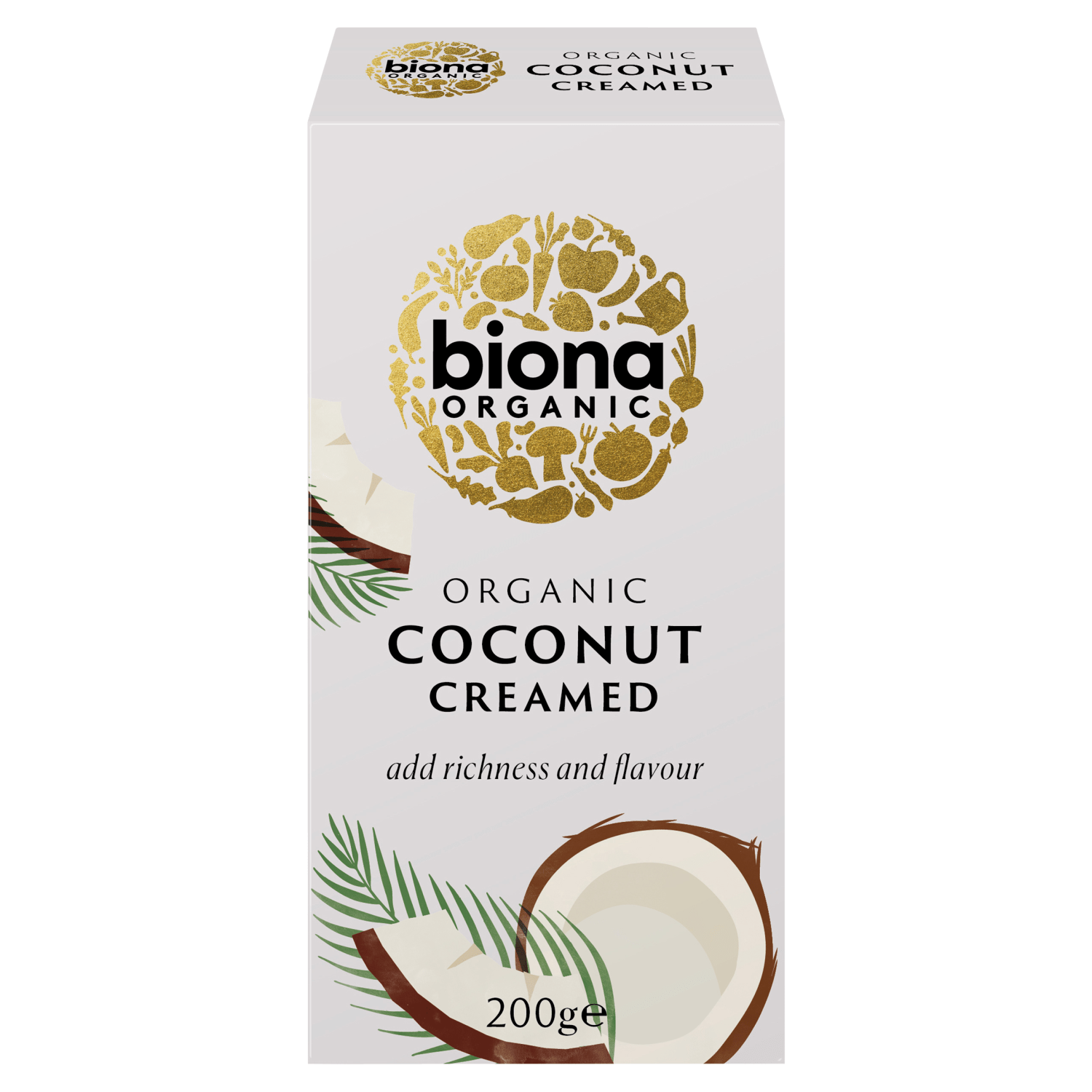 Biona Organic Coconut Creamed 200g - UK Food & Drink - 5032722307018